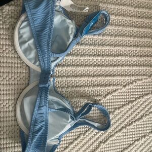 Cupshe Blue Bikini Top